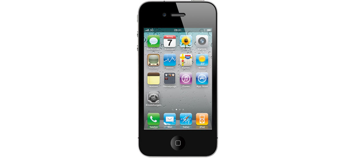 iPhone 4S 16GB Yourfone schwarz - yourfone Allnet Flat Handy 25 e-plus