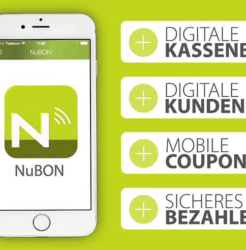 Mit der NuBON App Kassenbons und Kundenkarten verwalten